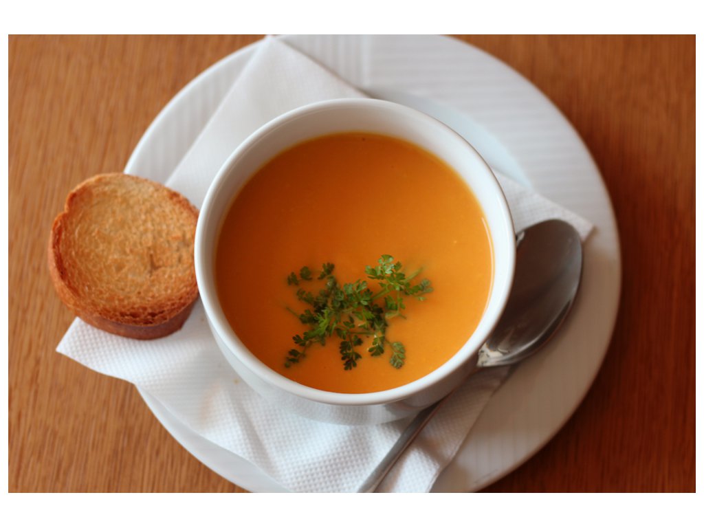 Carrot-ginger soup